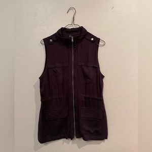 Black Maurices vest, size medium